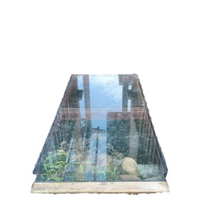 Gazebo de Jardín Rectangular de Aluminio, Moderno, con Recubrimiento de Polvo Plateado, Resistente a la Intemperie, Pabellón para Exteriores - Product Image 1