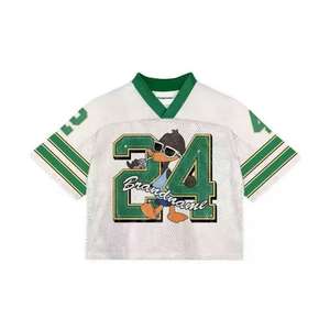 Maillot de football américain classique personnalisé avec logo OME, maille respirante, sublimation, manches courtes, maillots d'équipe pour l'été - Product Image 1