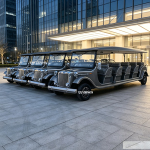 Chariot de tourisme vintage à faible bruit et zéro émission, navette électrique personnalisée pour le transfert des clients vers les centres de bien-être - Product Image 1