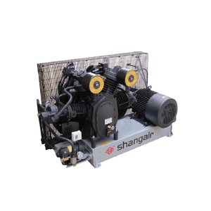 Compresseur à piston lubrifié portable 30 bars Shang Air 34SH/CSH, haute pression, refroidi par air, 220V/380V CA, pour soufflage de bouteilles - Product Image 6