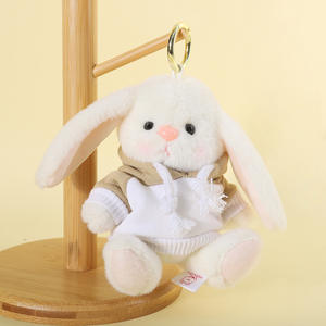 Portachiavi Promozionali con Coniglietto dalle Orecchie Morbide all'Ingrosso con Logo Personalizzato per Regalo di Pasqua - Product Image 5