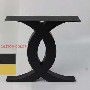 WF Factory's Modern Design Metal Dining <strong>Table</strong> Legs Custom Iron Frame Office Furniture <strong>Bases</strong> for Kitchen Workshop - Product Image 2
