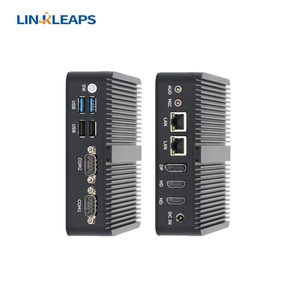 มินิพีซีอุตสาหกรรมขนาดกะทัดรัดยอดนิยม Alder Lake-N N100 Quad Cores 4 เธรด พอร์ต LAN แบบ Dual GbE รองรับจอแสดงผล 3 จอ HD  DDR4 รุ่นใหม่ NPC-A - Product Image 5
