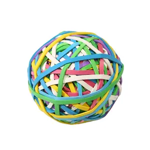 学校家庭办公用品用彩色弹性橡皮筋球