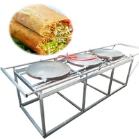 Nouveau Type Machine à crêpes chauffante électrique Tortilla Machine de fabrication de pain Commercial arabe Pita plat pain Chapati Maker