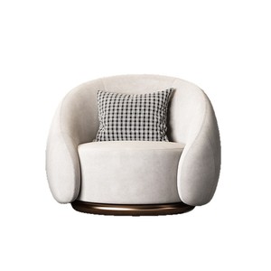 Nordic Style Luxury Lounge <b>Chair</b> Velvet Swivel Armchair Living Room <b>Chair</b> - Product Image 5