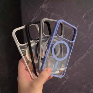 Custodia per telefono per iPhone 11 12 13 14 15 16 Pro Max Plus magnetico Wireless ricarica <span class=keywords><strong>Cover</strong></span> per iPhone 17 Pro Max <span class=keywords><strong>Air</strong></span> - Product Image 4