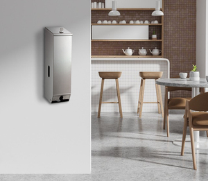 Moderno Portarrollos de Papel Higiénico Triple de Acero Inoxidable con Acabado Satinado, Capacidad para 3 Rollos, para Hoteles y Motels - Product Image 2