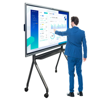 Pizarra Interactiva Inteligente con Pantalla Digital LCD Android de 65, 75, 86, 98 y 110 Pulgadas, Venta al Por Mayor de Fábrica