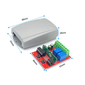 433.92mhz <span class=keywords><strong>AVIDSEN</strong></span> Récepteur Commutateur 12V-24V Pour <span class=keywords><strong>AVIDSEN</strong></span> 104251 104250 104257 654250 114253 Porte De Garage Télécommande 2 Canaux - Product Image 3