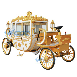 Nouvelle Calèche Royale Électrique Sans Chevaux pour Visites Touristiques 2026, Modèle Q235B avec Châssis en Acier - Product Image 4