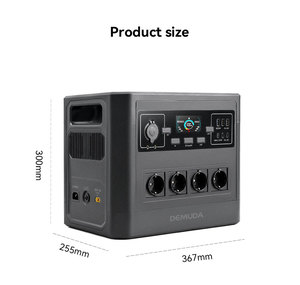DEMUDA Centrale Électrique Solaire Portable 110V 220V, Générateur Solaire 2400W (Surprise 2000W), Système Kit Solaire et Générateur pour le Camping - Product Image 4