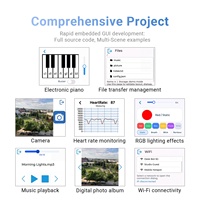Kit de développement multimédia LAFVIN ESP32-S3 avec écran tactile capacitif de 2,8 pouces, caméra OV3660, haut-parleur stéréo, capteur de fréquence cardiaque