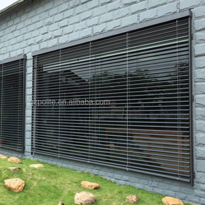 Rèm Cửa Sổ Màu Đen Tiện Dụng Rèm Venetian Ngoài Trời Rèm Cuốn Mỏng Che Nắng Thoáng Khí Che Cửa Sổ - Product Image 2