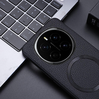 Étui de téléphone antichoc en cuir PU de luxe avec pare-chocs souple en TPU et coque arrière rigide en PC avec aimant pour UnePlus