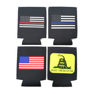 Manchon isotherme en néoprène rayé personnalisé pour canettes de 330 ml (12 oz) – Idéal pour les mariages - Product Image 2