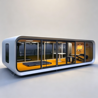 Cabine Apple de Luxe Préfabriquée, Capsule Habitable pour Station Balnéaire, Appartement à Louer