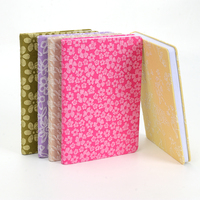Cuaderno con Cubierta de Tela Kawaii, Lindo y Popular, con Patrón Decorativo Brillante para Estudiantes Escolares y Regalos de San Valentín