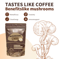 Café aux champignons en marque blanche OEM, 10-en-1, poudre instantanée de café aux champignons, adaptogène, café aux champignons Arabica