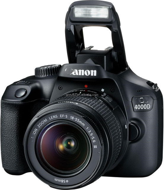 Used 4000D DSLR Camera with EF-S 18-55mm F/3.5-5.6 III Lens Kit 18MP APS-C Sensor, Full HD Video, Wi-Fi, Beginner-Friendly Set