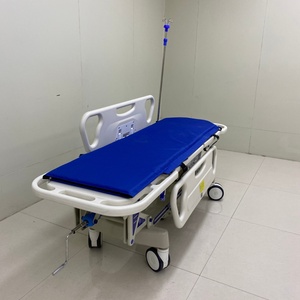 ABS tempat tidur darurat medis, ruang darurat ABS medis Transfer pasien labu dengan roda pengunci - Product Image 1