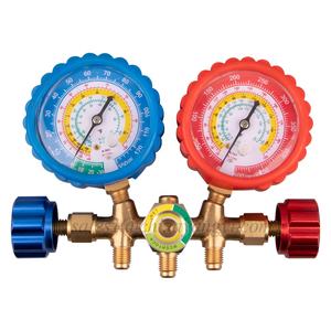 उच्च सटीकता के साथ पीतल कॉपर शरीर <span class=keywords><strong>2</strong></span> वाल्व कई गुना गेज सेट चार्ज नली R410A R32 <span class=keywords><strong>R134a</strong></span> R22 सर्द दबाव नापने का यंत्र - Product Image 3