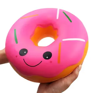 巨型甜甜圈Squishies Kawaii软巨型缓慢上升缓解压力挤压玩具