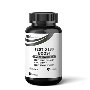 Complément alimentaire pour hommes en marque privée OEM, capsules Test X180 Boost Booster, capsules de complément énergétique pour hommes TestX - Product Image 1