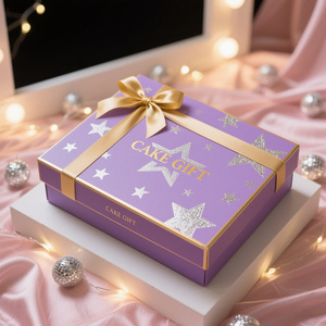 Hộp bao bì với hộp bao bì cho phòng thí nghiệm thức ăn nhanh ngày dễ thương <span class=keywords><strong>Brunch</strong></span> Đồng hồ treo tường bưu phẩm hộp giấy màu hồng - Product Image 6