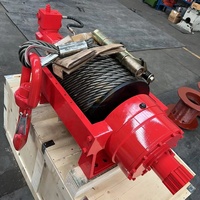 Cabrestante hidráulico de alta resistencia y gran capacidad de 10T, 15 toneladas, 20 toneladas, 25/30 t, utilizado para remolcar, rescatar vehículos, recuperar tractores y como cabrestante forestal.