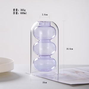 <span class=keywords><strong>Vaso</strong></span> <span class=keywords><strong>in</strong></span> Vetro Colorato Creativo Nordico, <span class=keywords><strong>Vaso</strong></span> <span class=keywords><strong>in</strong></span> Vetro Trasparente - Product Image 5