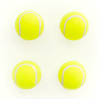 Vente directe usine – Balles de tennis blanches durables et très élastiques – Fibre chimique + Caoutchouc naturel – Diamètre 63 mm – Hauteur de rebond
