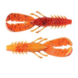 Leurre de pêche aux crevettes à paillettes du fabricant d'origine, griffes flexibles, vibration naturelle, matériel de pêche en eau douce - Product Image 3