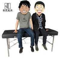 Table de chiropratique pliable, portable, légère et moderne pour l'école, l'hôtel, la salle de sport