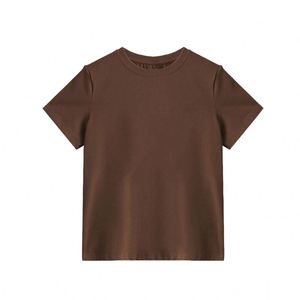 Blouse courte asymétrique pour femme avec col halter et imprimé à pois, coupe ajustée, manches courtes, style décontracté et charmant - Product Image 5