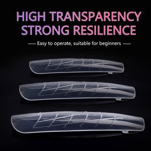 BQAN XXL lunghi 120 pz professionali punte trasparenti per unghie in Gel stampo per estendersi strumenti per Manicure punte per unghie in plastica - Product Image 5