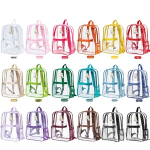 Sac à dos transparent imperméable en PVC, capacité 36L, pour étudiants, unisexe, style streetwear, été <span class=keywords><strong>2022</strong></span> - Product Image 1