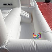 Château gonflable avec fosse à balles, PVC blanc, qualité commerciale, dessin animé, fête pour enfants