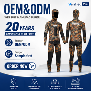 Traje de <span class=keywords><strong>Neopreno</strong></span> de Camuflaje Personalizado de 3MM 5MM 7MM <span class=keywords><strong>para</strong></span> Hombre, Traje de <span class=keywords><strong>Neopreno</strong></span> de Dos Piezas con Celdas Abiertas <span class=keywords><strong>para</strong></span> Pesca Submarina, Trajes de <span class=keywords><strong>Neopreno</strong></span> <span class=keywords><strong>para</strong></span> Buceo Libre - Product Image 1