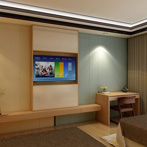 निर्माण उच्च गुणवत्ता वाले होटल स्ट्रिप बॉक्स्प्रिंग बेड फर्नीचर आधुनिक लकड़ी के वेनर पैनल घर फर्नीचर सेट करता है - Product Image 3