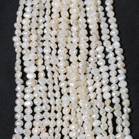 Perles d'eau douce naturelles 4-5 mm, perles baroques pour la création de colliers, bracelets et accessoires, perles baroques