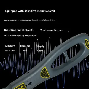 ESH-10 גלאי מתכת כף יד סורק אבטחה רב סצנה עבור בית הספר לשדה התעופה-מוצר האבטחה הטוב ביותר - Product Image 2