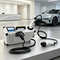 Nouveau chargeur rapide portable AC 20 kW NACS CCS1 pour station de recharge de véhicules électriques Marché américain et canadien Niveau 3