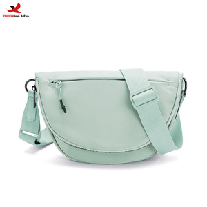 Bolso Bandolera Impermeable de Moda con Cremallera Simple para Mujer, Bolso de Hombro Cruzado Multifunción, Bolso Deportivo, RTS, Pedido Mixto al por Mayor - Product Image 1