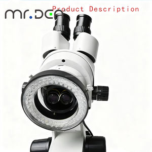 Soporte de suelo para microscopio quirúrgico Mr.Den con brazo neumático y estante de enfoque con cámara de video divisora de haz para operación quirúrgica - Product Image 4