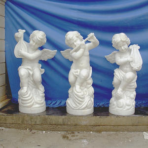 Statues d'anges en pierre antique, figurines en marbre, sculpture d'<span class=keywords><strong>ange</strong></span> pleurant <span class=keywords><strong>triste</strong></span> pour cimetière - Product Image 4