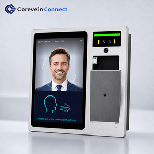 Máquina de Prueba de Alcohol en Aliento con Reconocimiento Facial, Sistema Operativo Android 11, Pantalla Táctil, Medición de Temperatura, Control de Acceso - Product Image 1