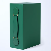 Boîte cadeau pliable personnalisée avec logo, en carton durable et recyclable, pour chaussures, vêtements, organisateur, design rectangulaire, parfum