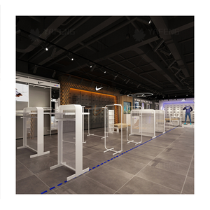 Moderna vendita al dettaglio in metallo cremagliera di abbigliamento per scaffali per negozi di espositore per negozio di abbigliamento presa di fabbrica - Product Image 5