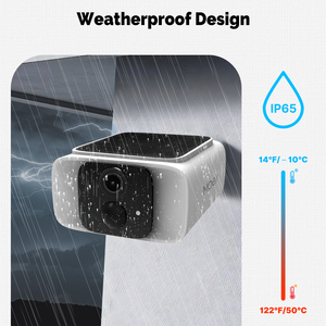 Caméra Intelligente MOES <span class=keywords><strong>Tuya</strong></span> WiFi Double Bande 2.4GHz <span class=keywords><strong>5GHz</strong></span> à Énergie Solaire Intégrée, Étanche IP65, Surveillance par APP, Compatible Alexa Google Home - Product Image 6